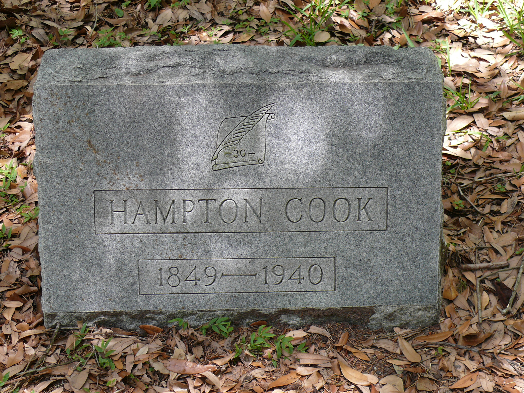 Glenwood Cemetery, "Hamp" Cook