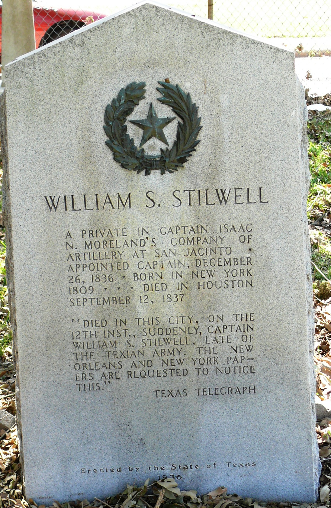 Founders', William Stilwell