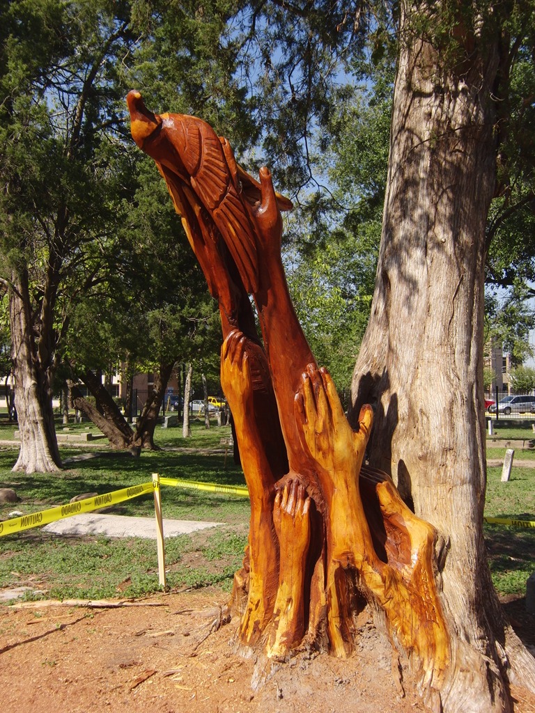 College Park, Wood Sculpture