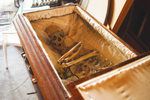 Odd Fellows Coffin