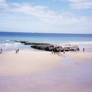 Normandy temporary harbor remains