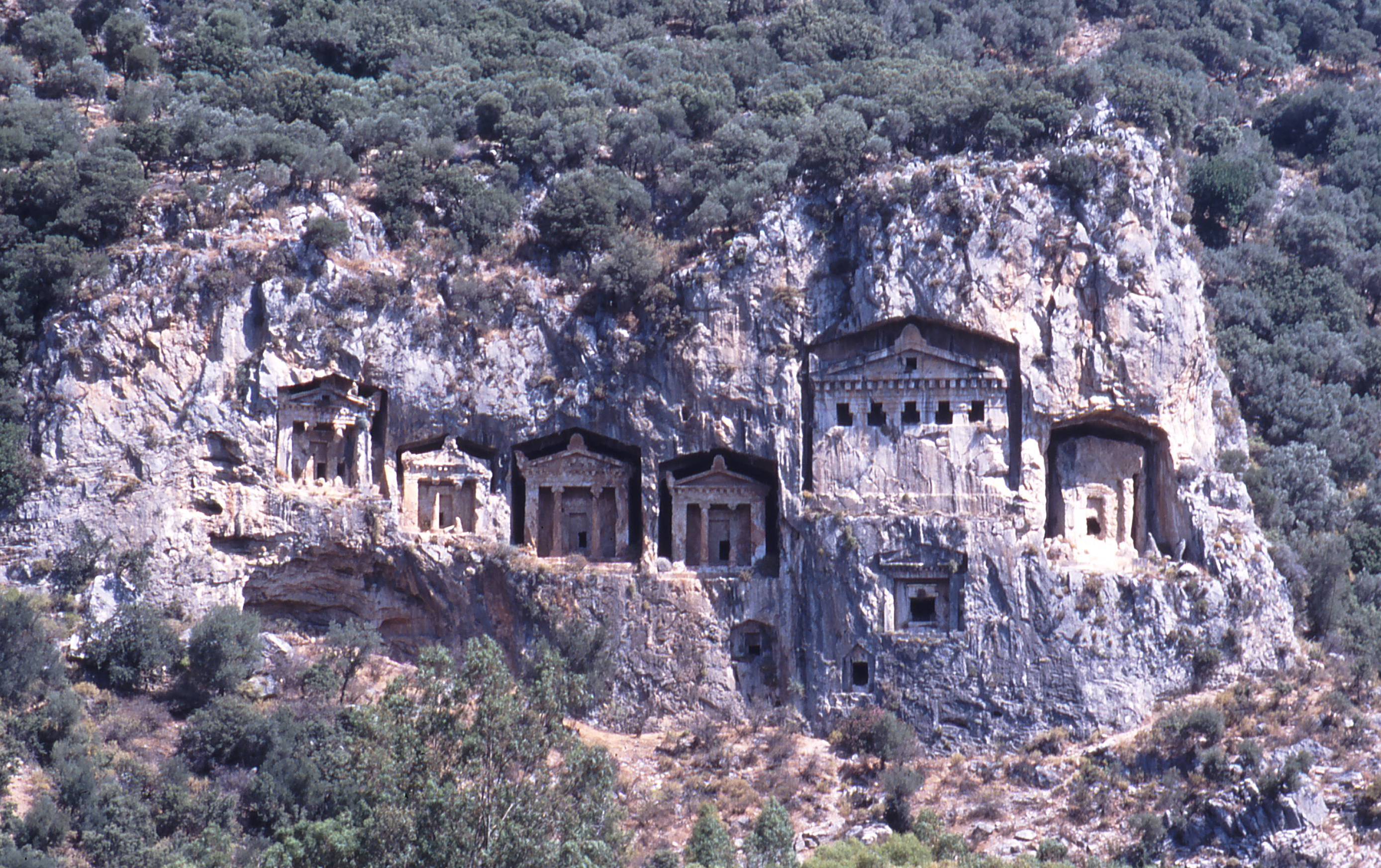 Lycian tombs