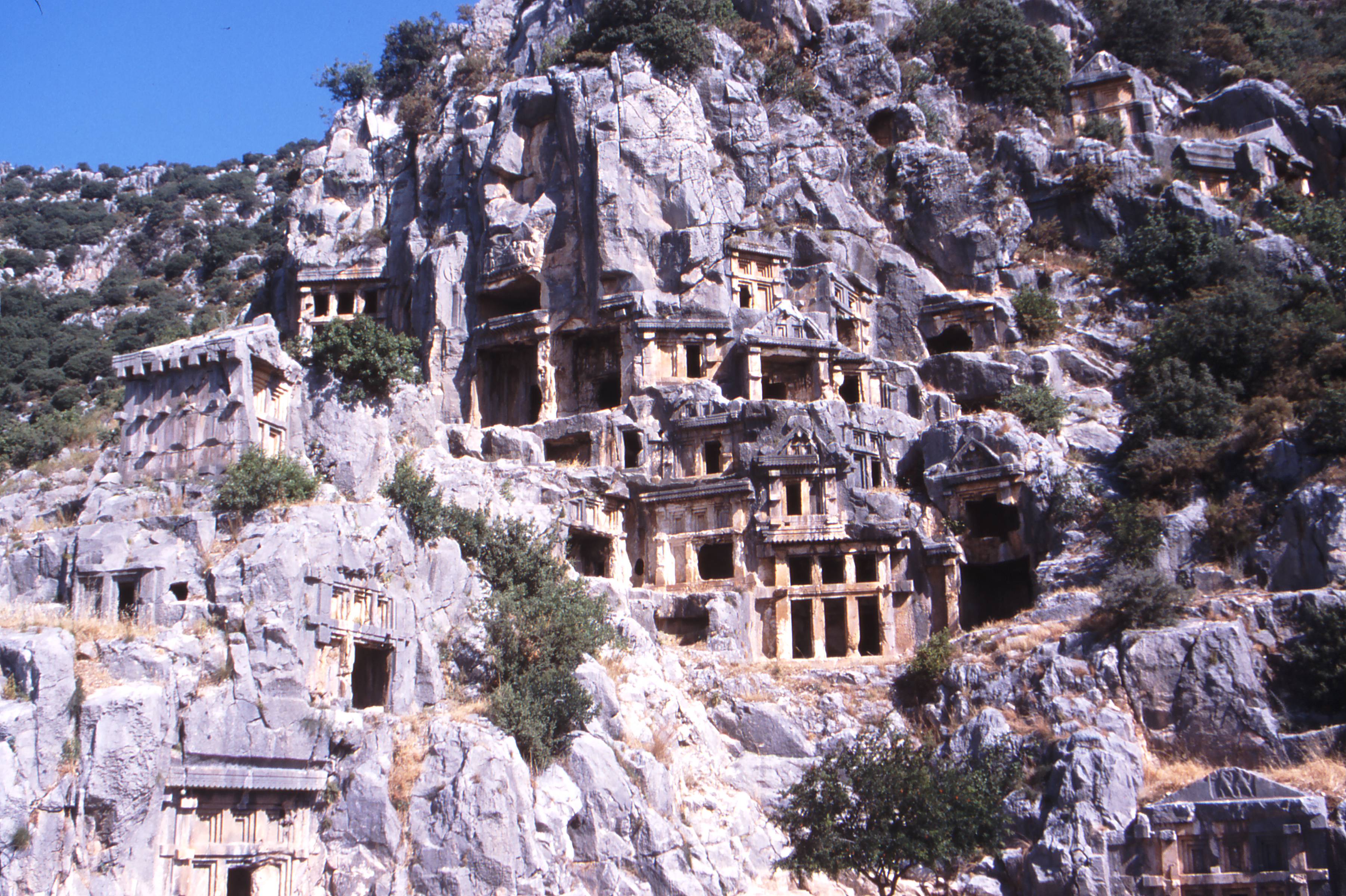 Lycian tombs