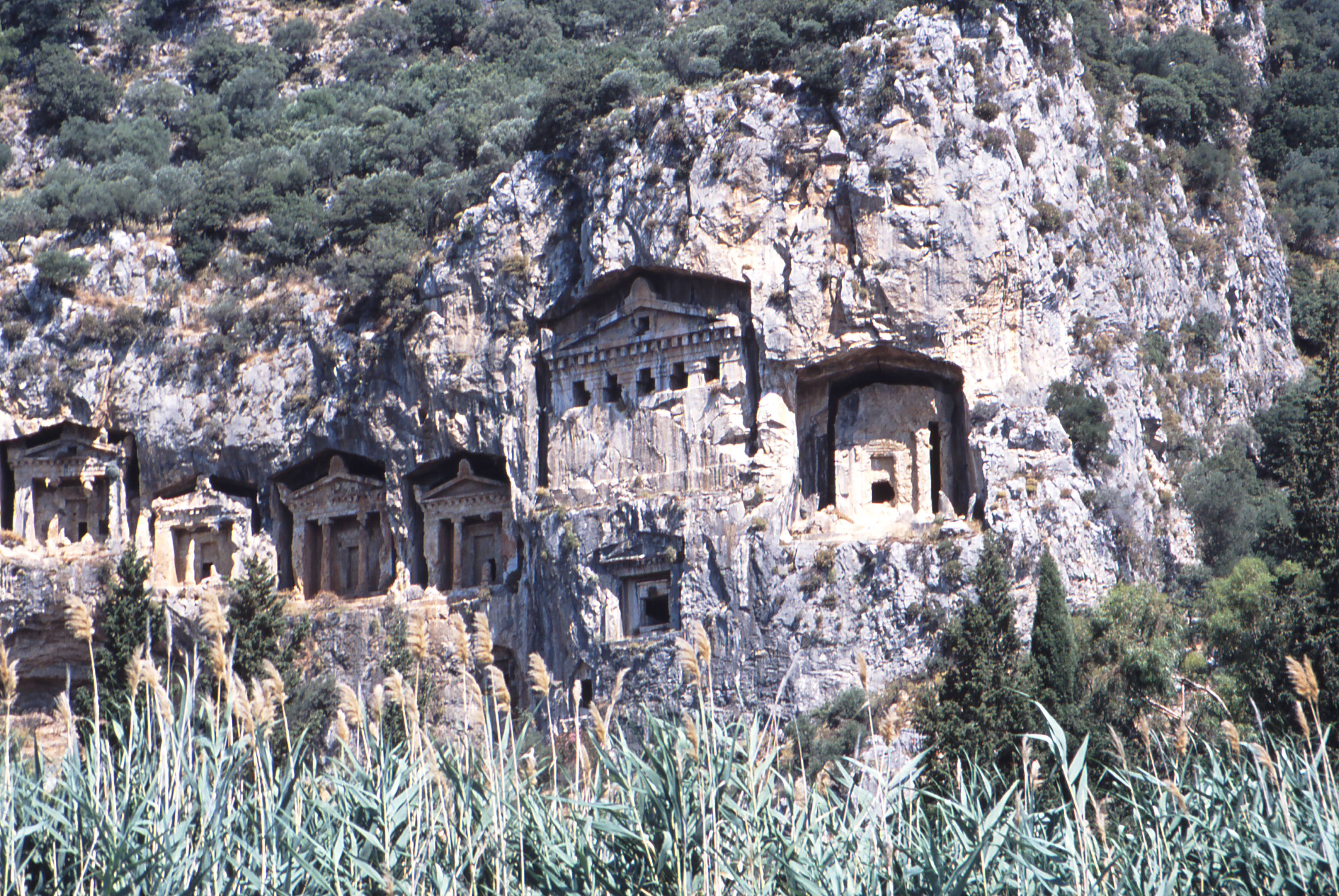 Lycian tombs