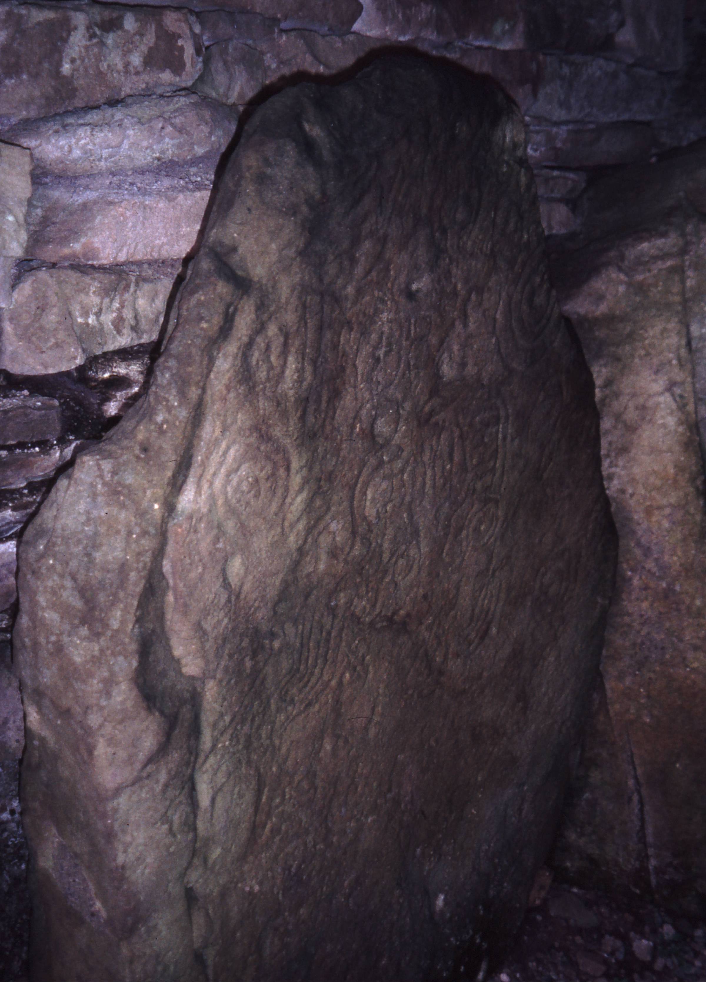 carved stone inside chamber